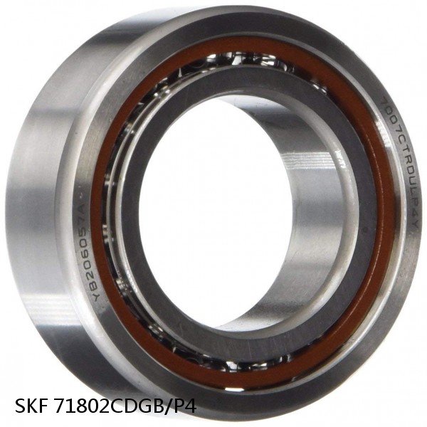 71802CDGB/P4 SKF Super Precision,Super Precision Bearings,Super Precision Angular Contact,71800 Series,15 Degree Contact Angle #1 small image
